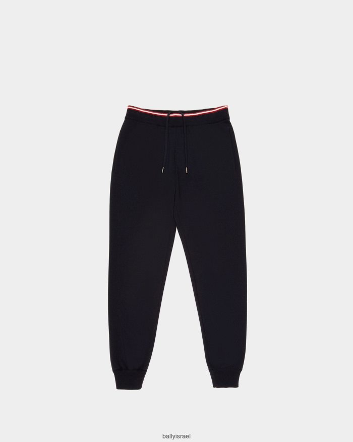 כְּחוֹל Bally מכנסי טרנינג מקשמיר גברים הַלבָּשָׁה AS12D880