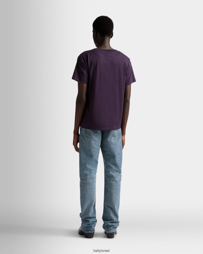 סָגוֹל Bally חולצת טריקו מסוכלת גברים הַלבָּשָׁה AS12D883