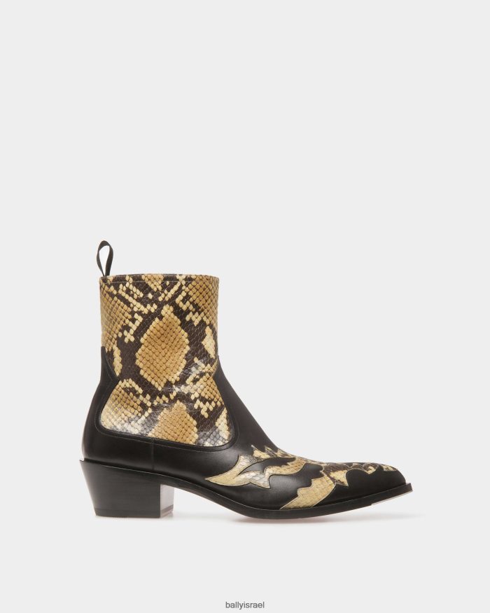 שָׁחוֹר Bally נעלי וגאס גברים הַנעָלָה AS12D884