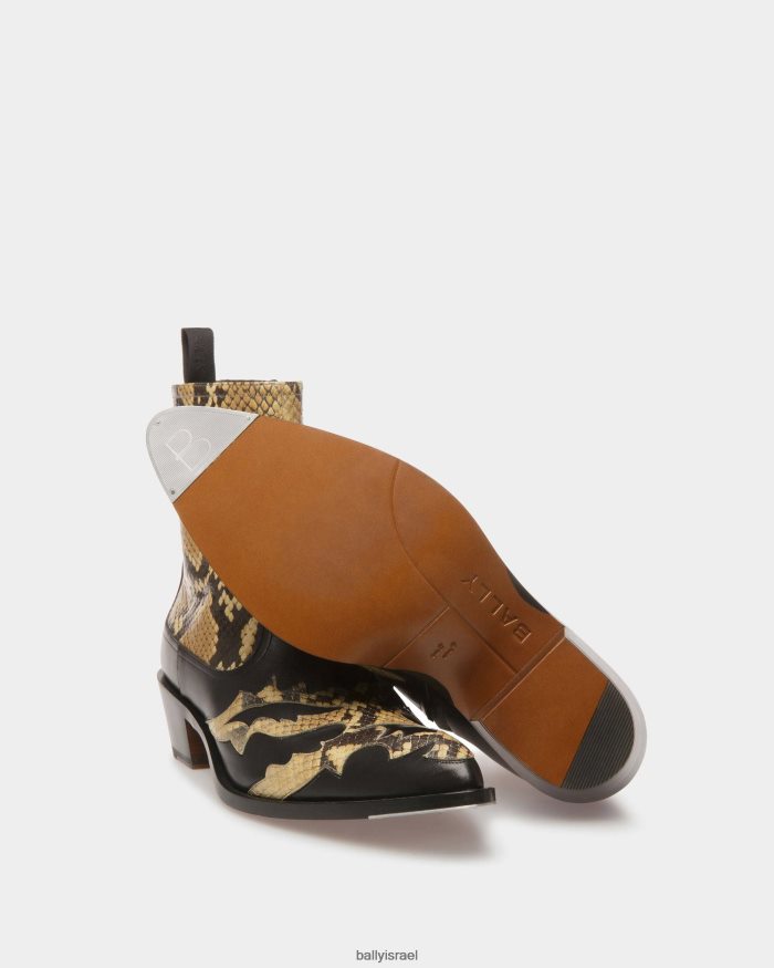 שָׁחוֹר Bally נעלי וגאס גברים הַנעָלָה AS12D884