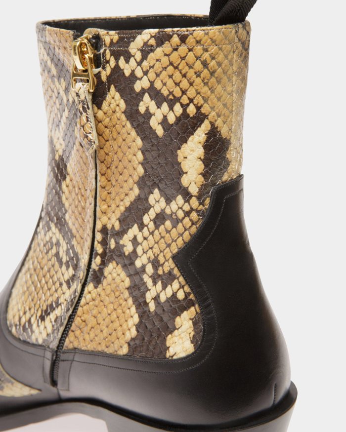 שָׁחוֹר Bally נעלי וגאס גברים הַנעָלָה AS12D884