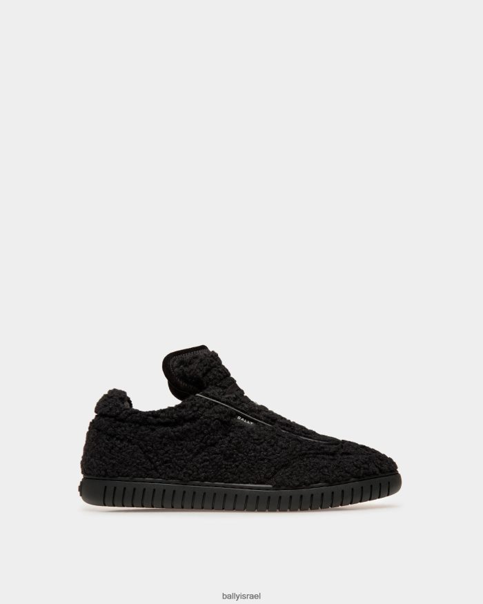 שָׁחוֹר Bally נעלי ספורט לנגן פרווה סינטטית גברים הַנעָלָה AS12D885