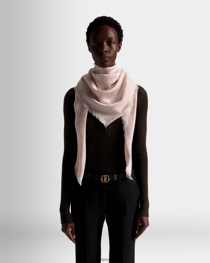 וָרוֹד Bally צעיף מרובע בהדפס סמלים נשים אביזרים AS12D88