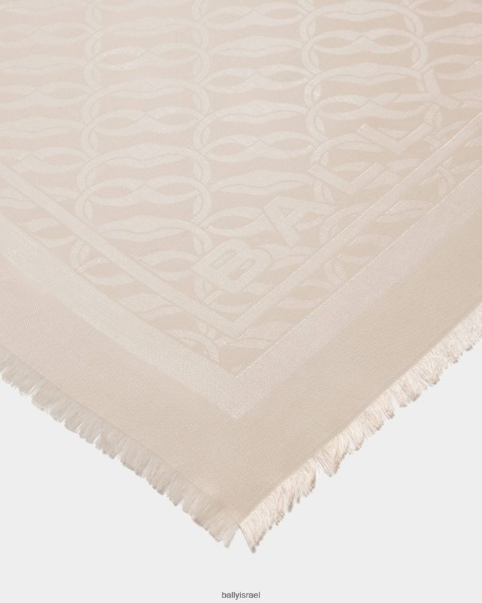 וָרוֹד Bally צעיף מרובע בהדפס סמלים נשים אביזרים AS12D88