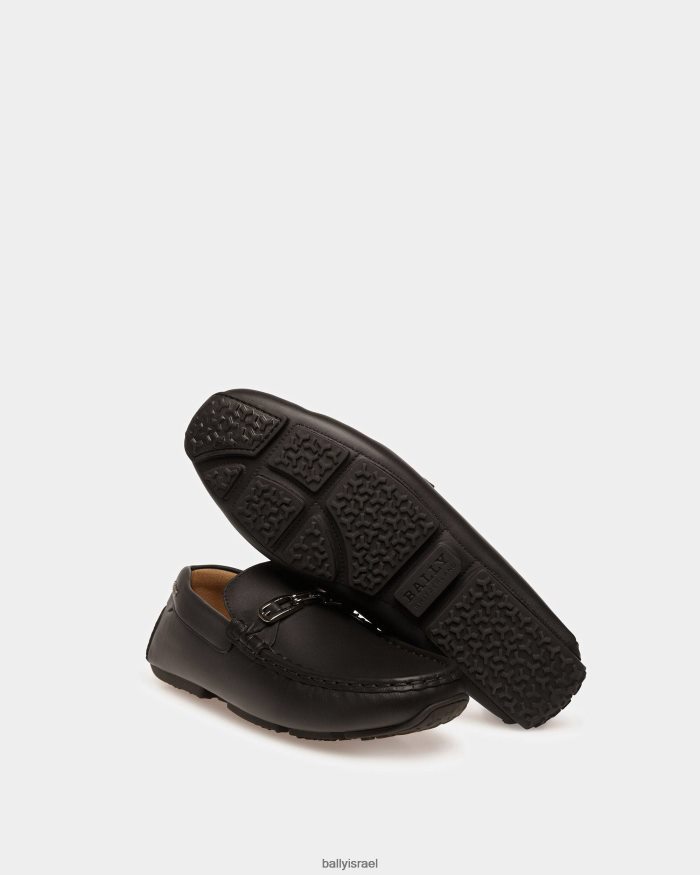 שָׁחוֹר Bally נהגי עור פינטר גברים הַנעָלָה AS12D897