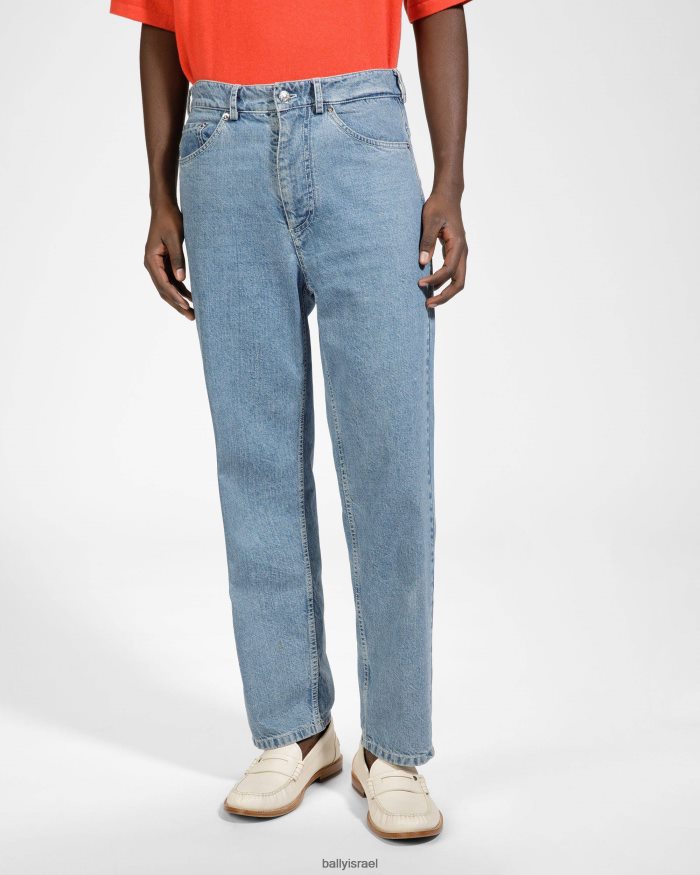 כְּחוֹל Bally מכנסי ג'ינס גברים הַלבָּשָׁה AS12D903