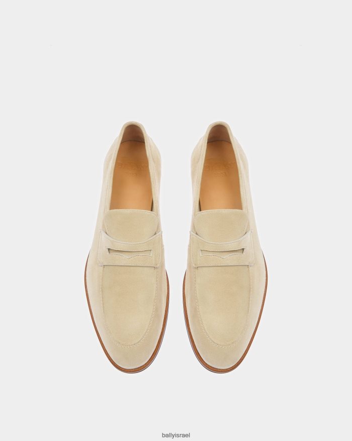 בז' Bally מכנסי עור רשת גברים הַנעָלָה AS12D910