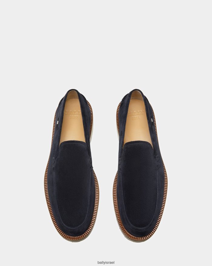 כְּחוֹל Bally מכנסי עור נווואלד גברים הַנעָלָה AS12D917