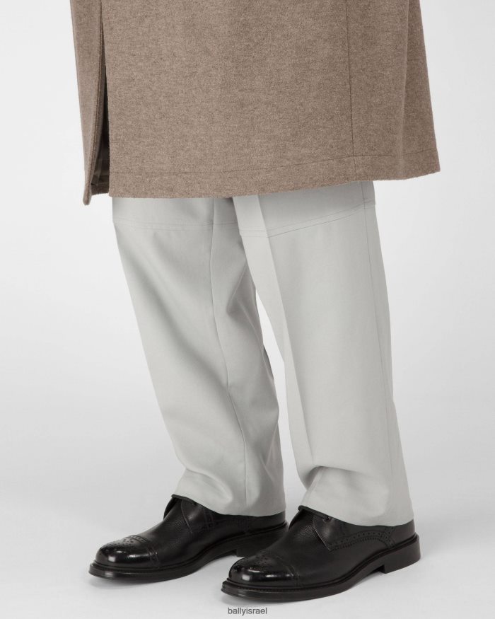 שָׁחוֹר Bally מגפי עור של ניקולדון גברים הַנעָלָה AS12D919