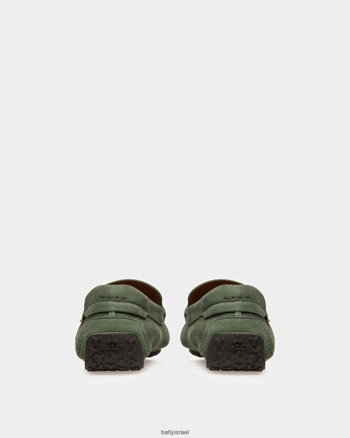 ירוק Bally נהגי עור מזח גברים הַנעָלָה AS12D950