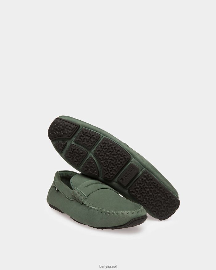ירוק Bally נהגי עור מזח גברים הַנעָלָה AS12D950
