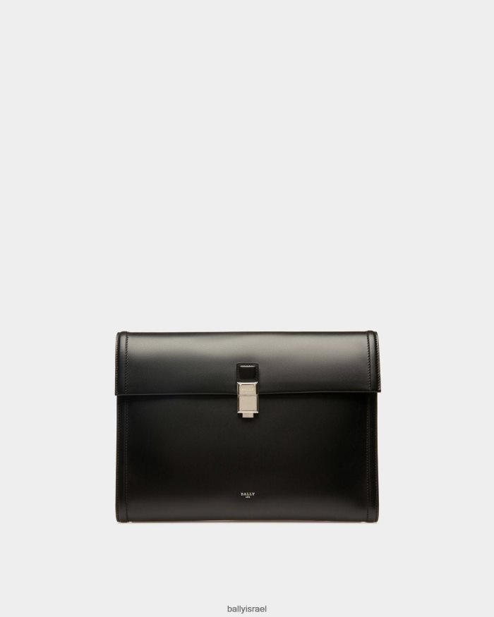 שָׁחוֹר Bally תיק עור סוריה גברים אביזרים AS12D953