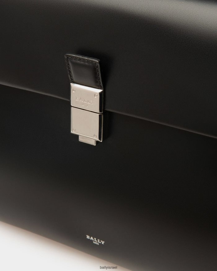 שָׁחוֹר Bally תיק עור סוריה גברים אביזרים AS12D953