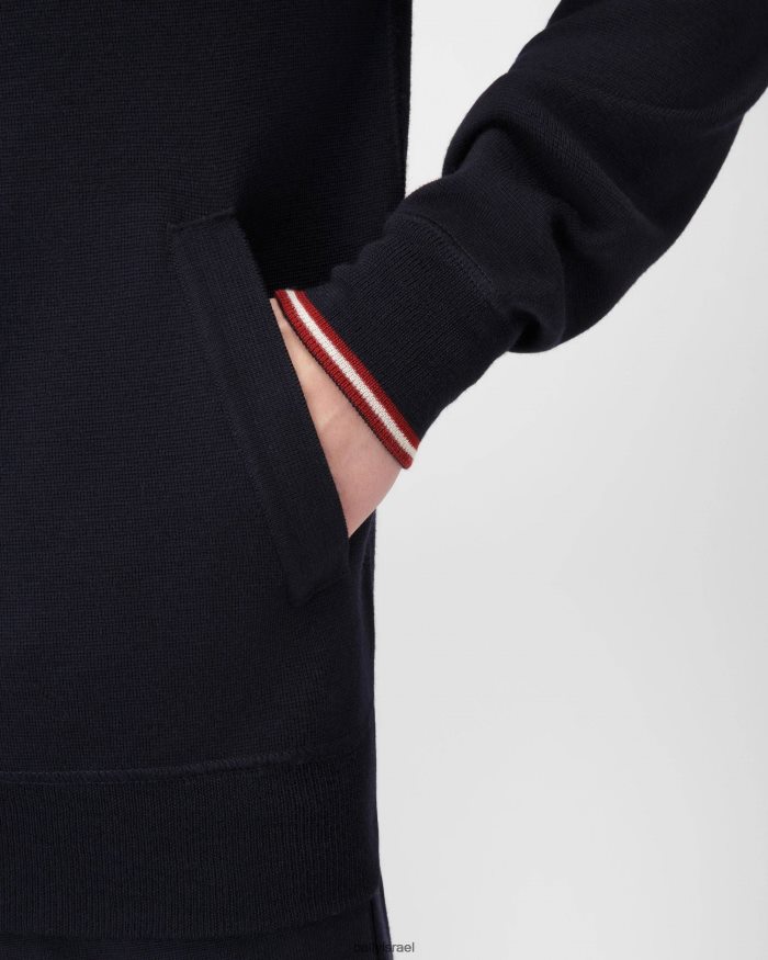 כְּחוֹל Bally סווטשירט קשמיר גברים הַלבָּשָׁה AS12D957