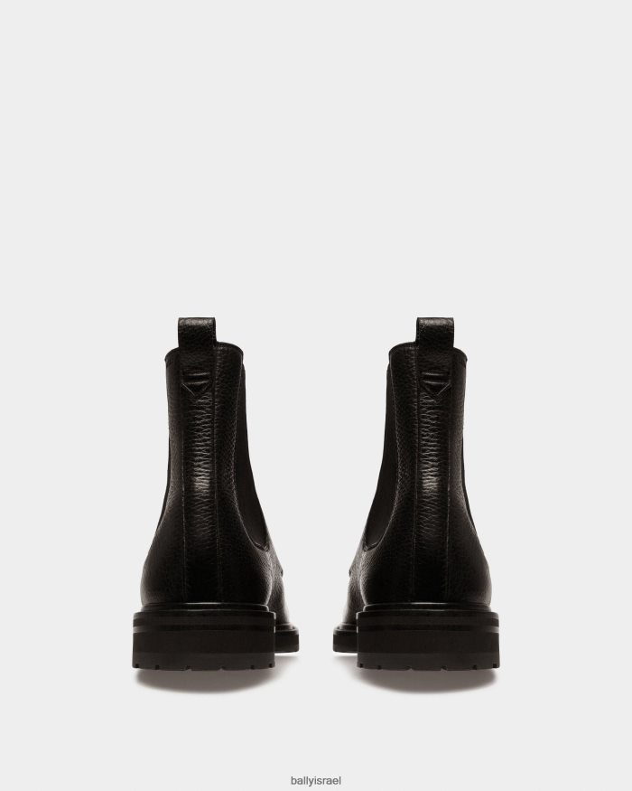 שָׁחוֹר Bally מגפונים מעור מירנו גברים הַנעָלָה AS12D973