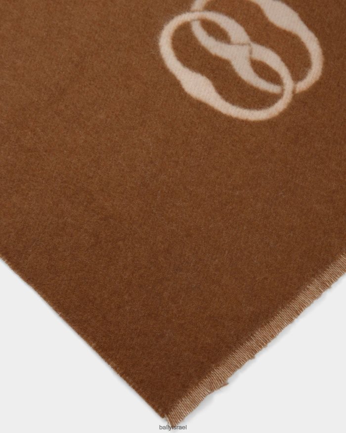 חום Bally צעיף סמל נשים אביזרים AS12D97