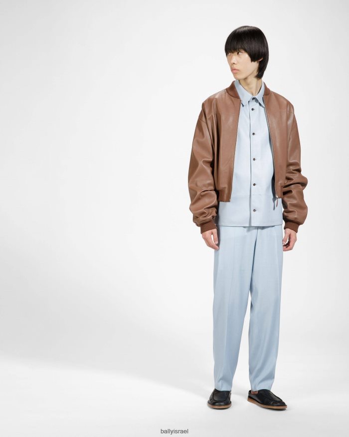 כְּחוֹל Bally חלק עליון מעור גברים הַלבָּשָׁה AS12D981