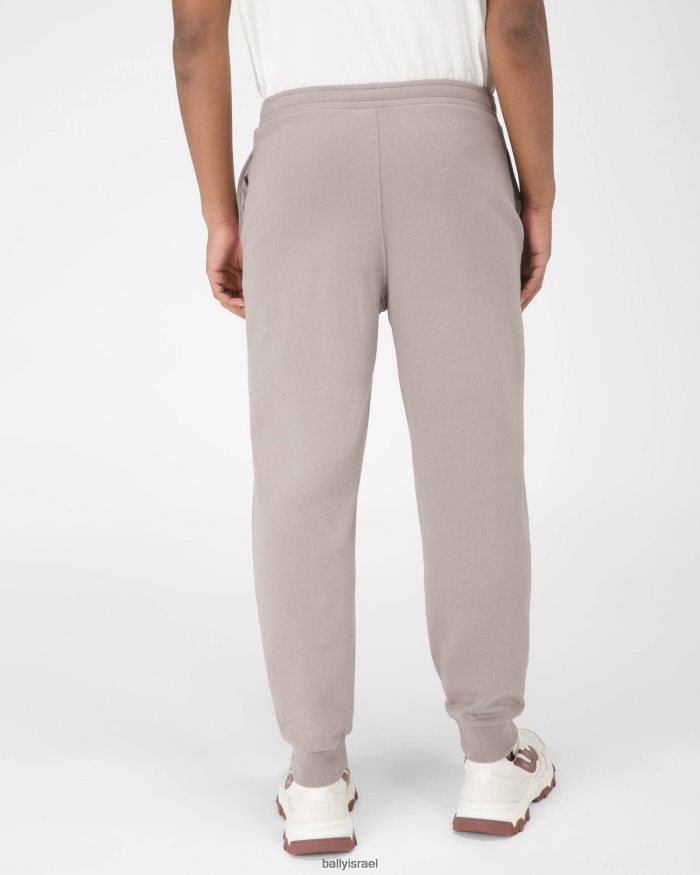 אפור Bally מכנסי כותנה אורגנית גברים הַלבָּשָׁה AS12D995