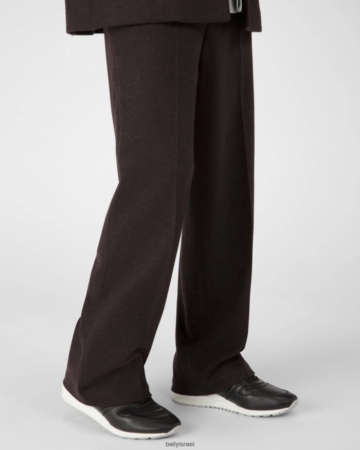 שָׁחוֹר Bally נעלי ספורט מעור asler גברים הַנעָלָה AS12D980