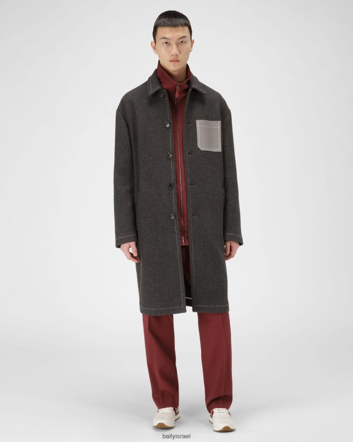 לבן Bally נעלי ספורט מעור astel גברים הַנעָלָה AS12D826