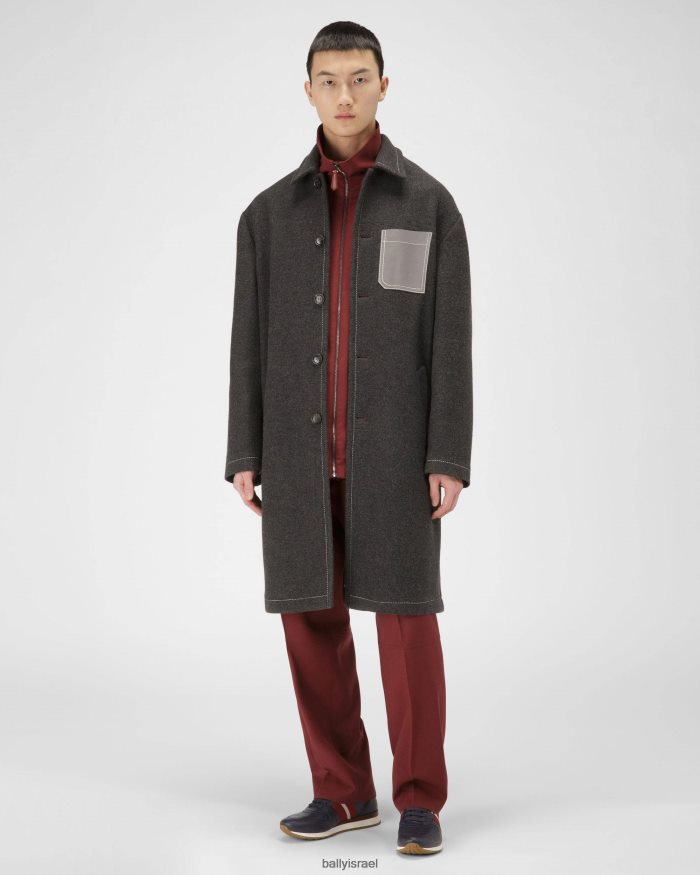 כְּחוֹל Bally נעלי ספורט מעור astel גברים הַנעָלָה AS12D914