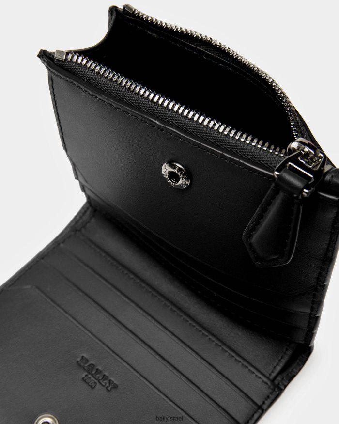 שָׁחוֹר Bally ארנק עור axeel גברים אביזרים AS12D966