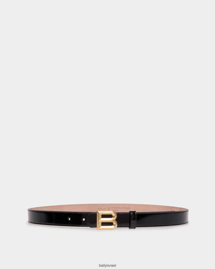 שָׁחוֹר Bally b עור חגורה מודגש 25 מ"מ נשים אביזרים AS12D110