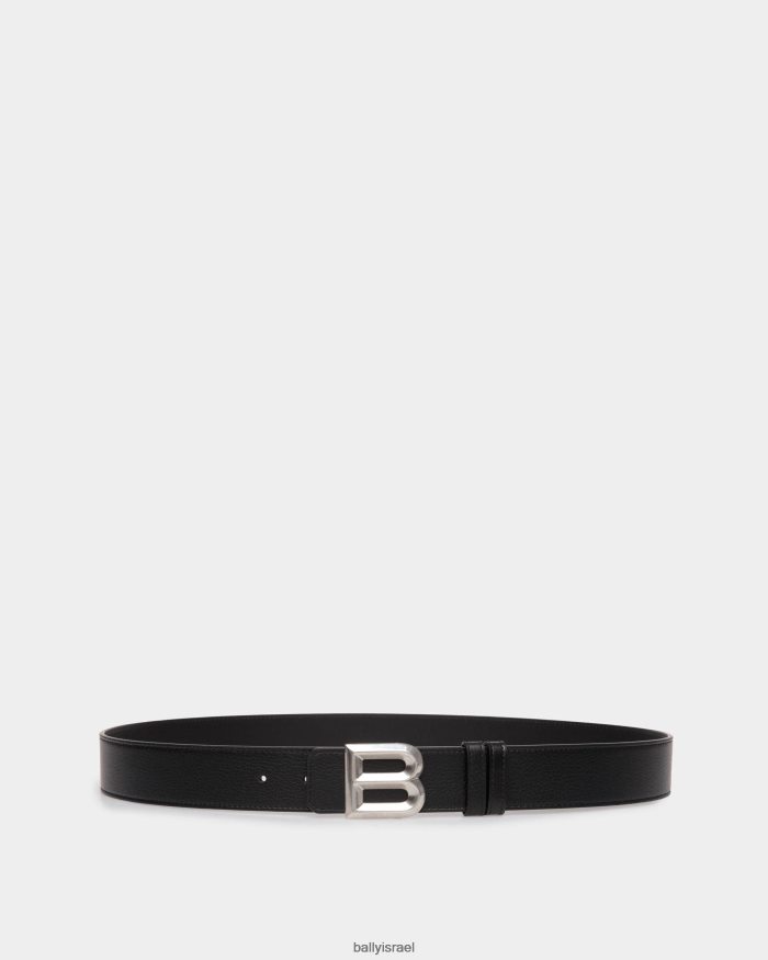 שָׁחוֹר Bally b עור חגורה מודגש 35 מ"מ גברים אביזרים AS12D468