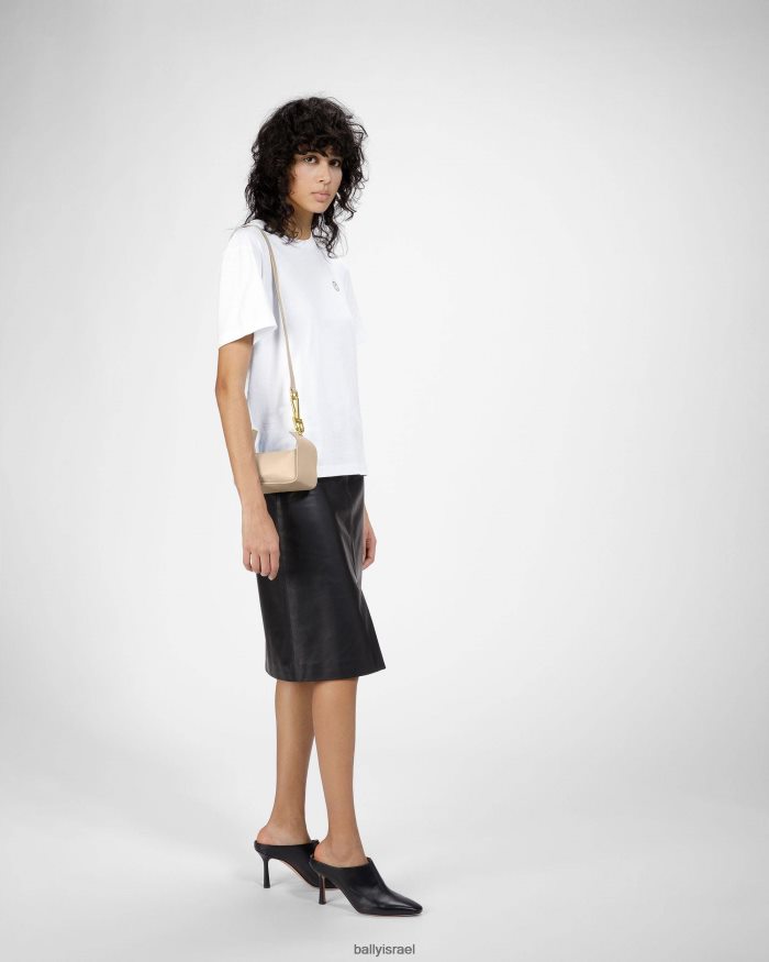 בז' Bally מיני תיק מעור b-hook xs נשים אביזרים AS12D686