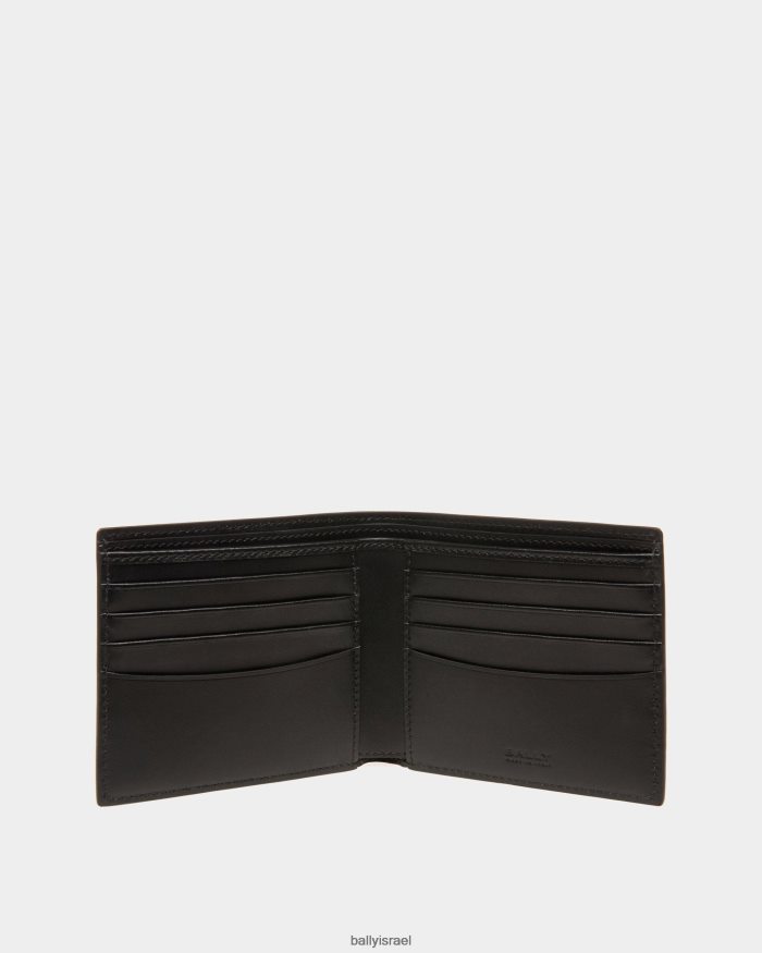 שָׁחוֹר Bally עור ארנק banque גברים אביזרים AS12D339