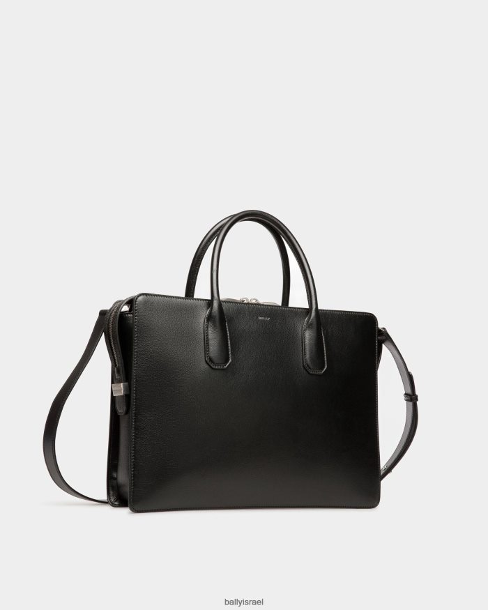 שָׁחוֹר Bally תיק עסקים banque עור גברים אביזרים AS12D340