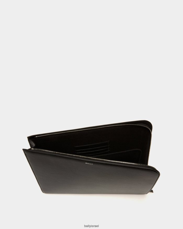שָׁחוֹר Bally עור banque necessaire גברים אביזרים AS12D346