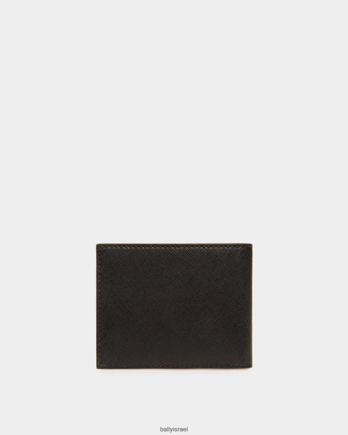 שָׁחוֹר Bally ארנק עור ממוחזר של bevye גברים אביזרים AS12D262