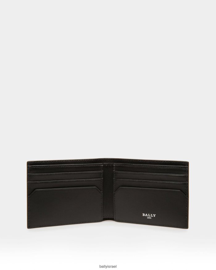 שָׁחוֹר Bally ארנק עור ממוחזר של bevye גברים אביזרים AS12D262