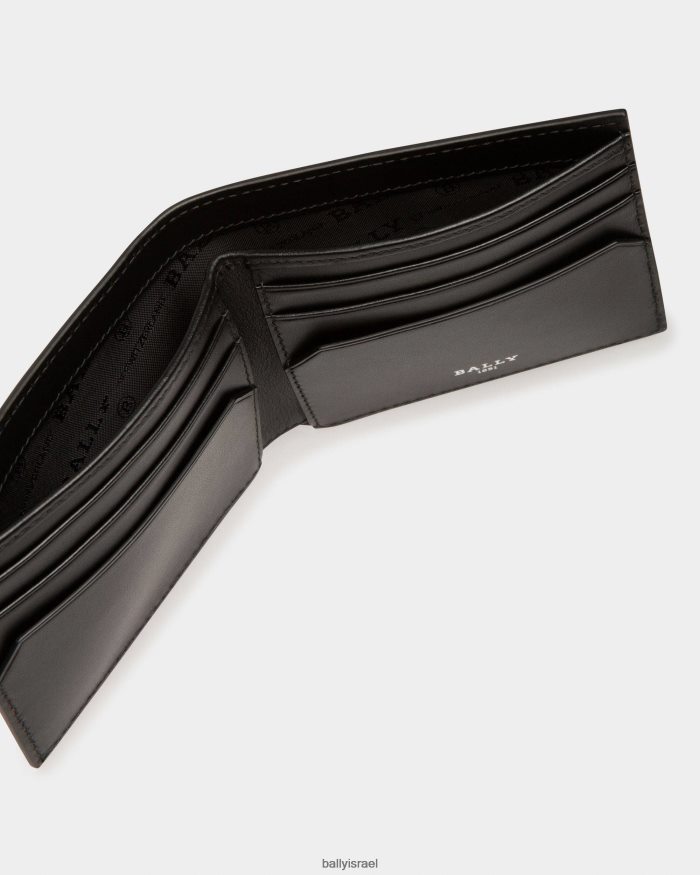 שָׁחוֹר Bally ארנק עור ממוחזר של bevye גברים אביזרים AS12D262