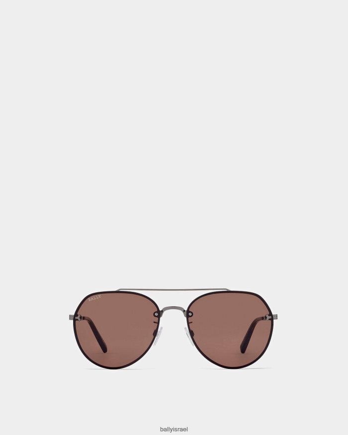 כסף Bally משקפי שמש של brad aviator גברים אביזרים AS12D431