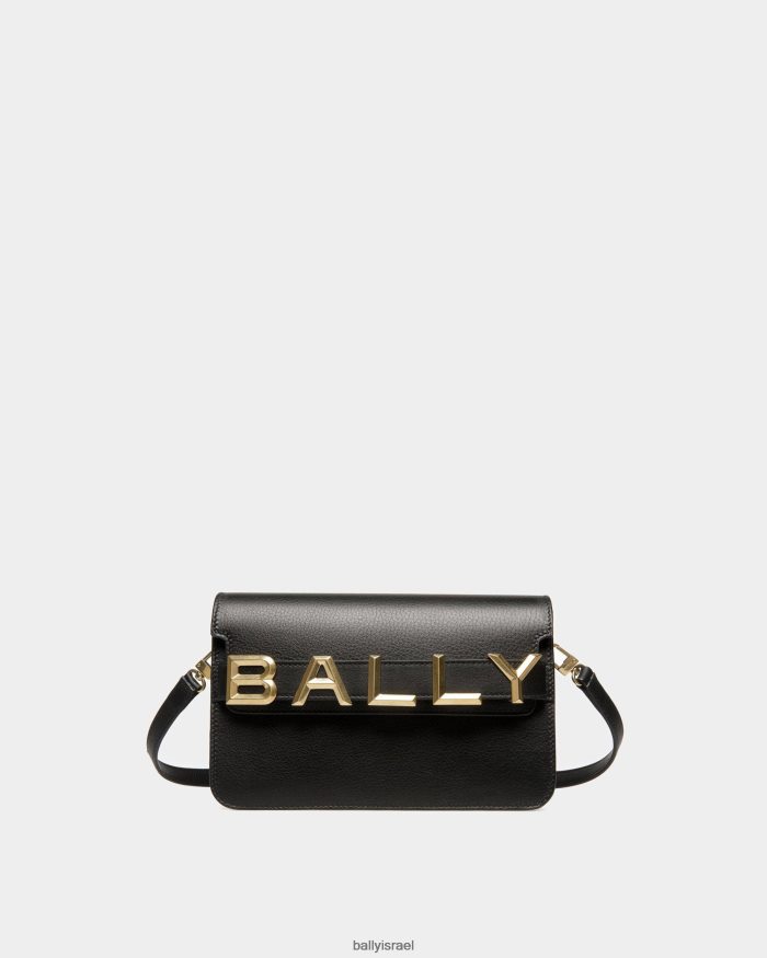 שָׁחוֹר Bally עור crossbody עם לוגו נשים אביזרים AS12D105
