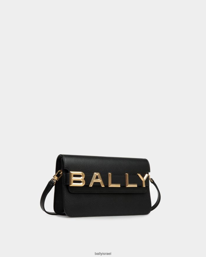 שָׁחוֹר Bally עור crossbody עם לוגו נשים אביזרים AS12D105