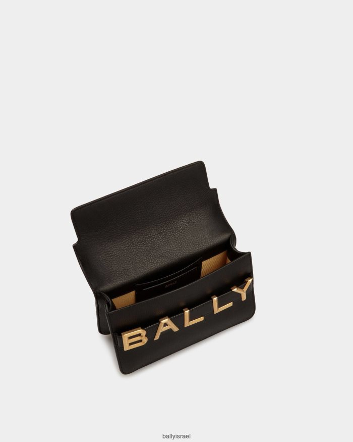 שָׁחוֹר Bally עור crossbody עם לוגו נשים אביזרים AS12D105