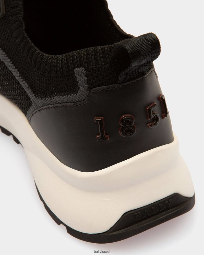 שָׁחוֹר Bally סניקרס מיקס פוליאסטר של davyn נשים הַנעָלָה AS12D57