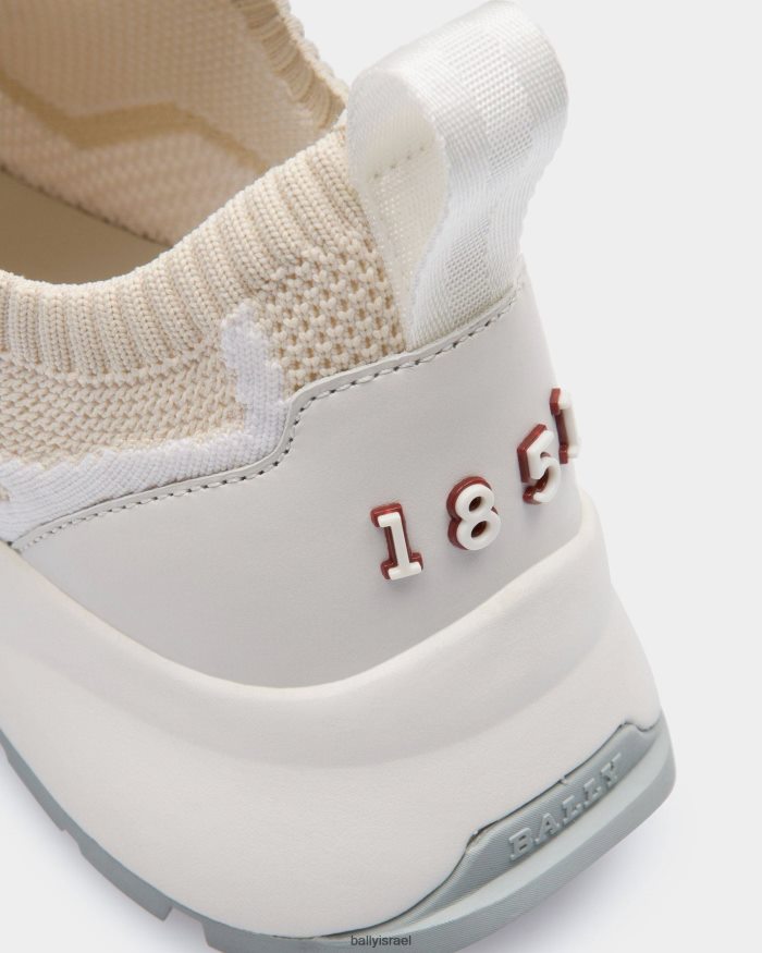 לבן Bally נעלי רשת davyn ועור ומאובקים גברים הַנעָלָה AS12D855