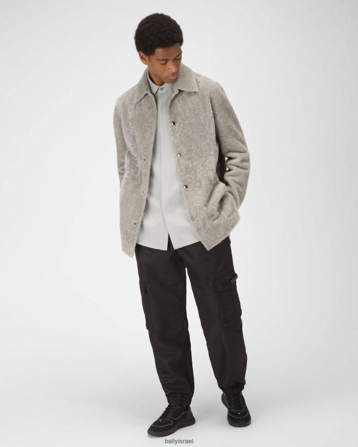 שָׁחוֹר Bally נעלי רשת davyn ועור גברים הַנעָלָה AS12D930