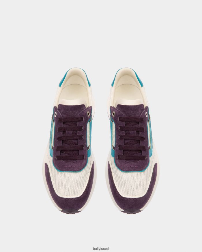 סָגוֹל Bally נעלי ספורט מעור ורשת demmy גברים הַנעָלָה AS12D992