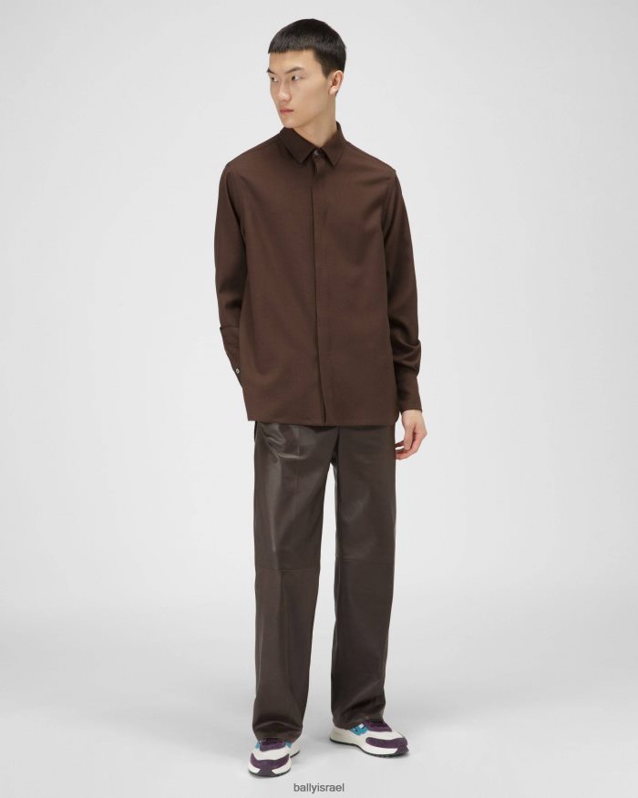 סָגוֹל Bally נעלי ספורט מעור ורשת demmy גברים הַנעָלָה AS12D992