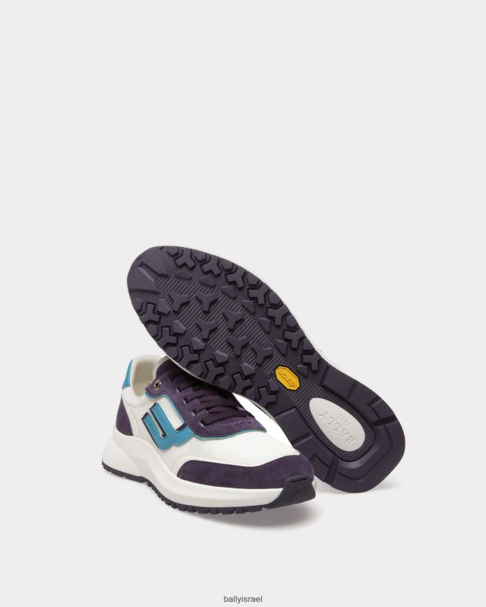 סָגוֹל Bally נעלי ספורט מעור ורשת demmy גברים הַנעָלָה AS12D992