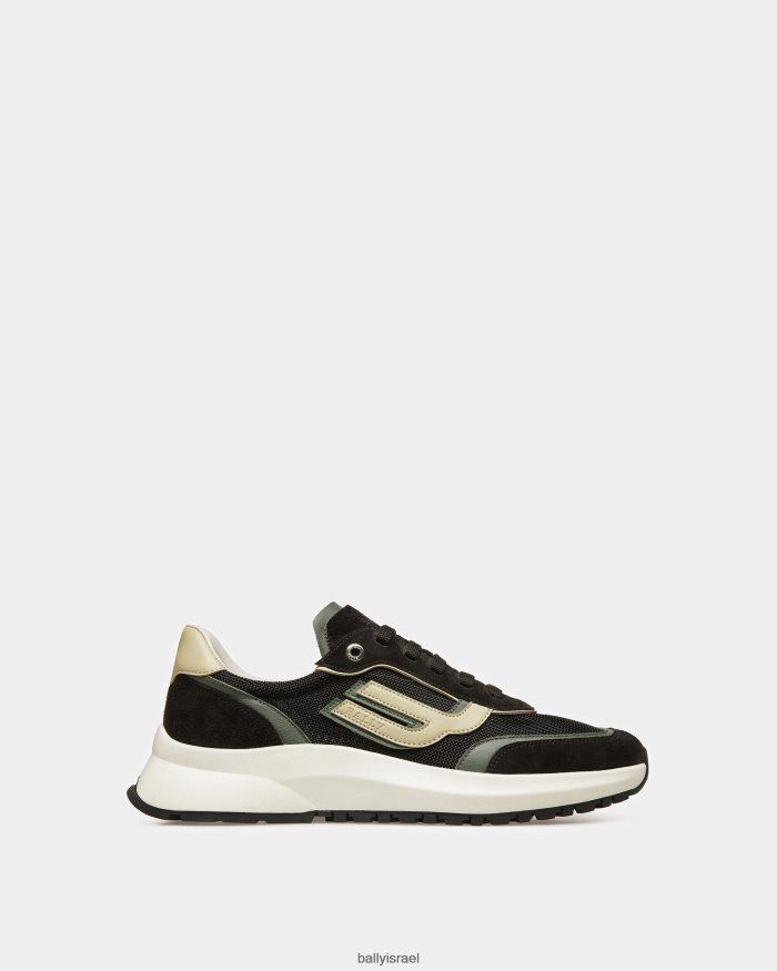 סַסגוֹנִיוּת Bally נעלי ספורט מעור ובד demmy-t גברים הַנעָלָה AS12D927