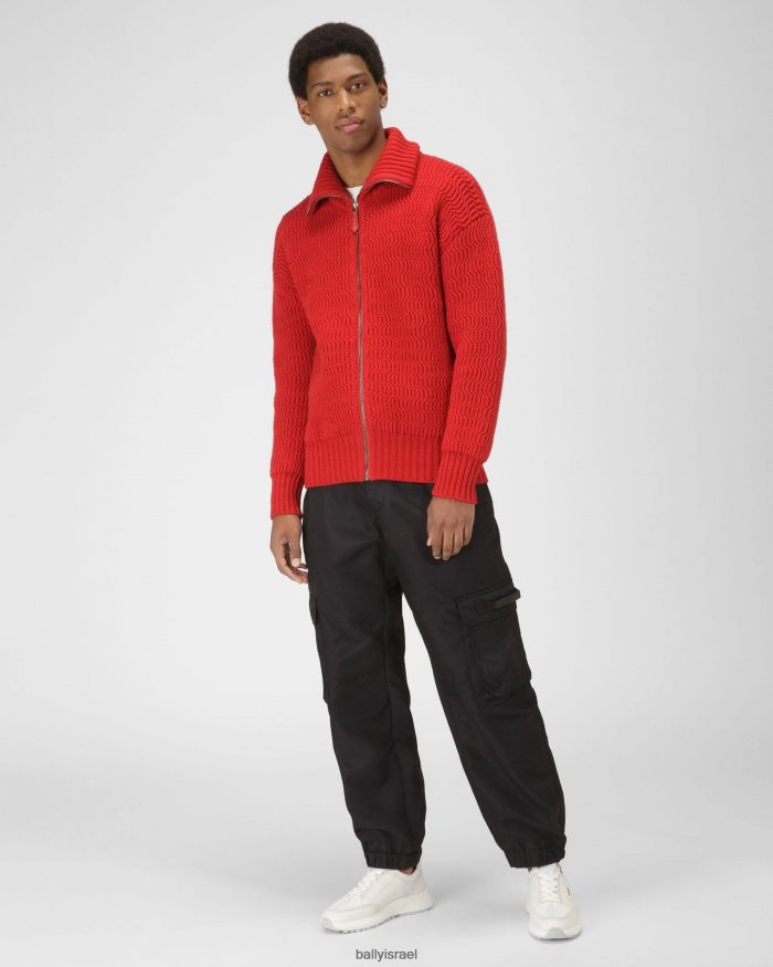 לבן Bally נעלי ספורט מעור deven גברים הַנעָלָה AS12D406