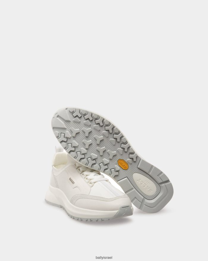 לבן Bally נעלי ספורט מעור deven גברים הַנעָלָה AS12D406