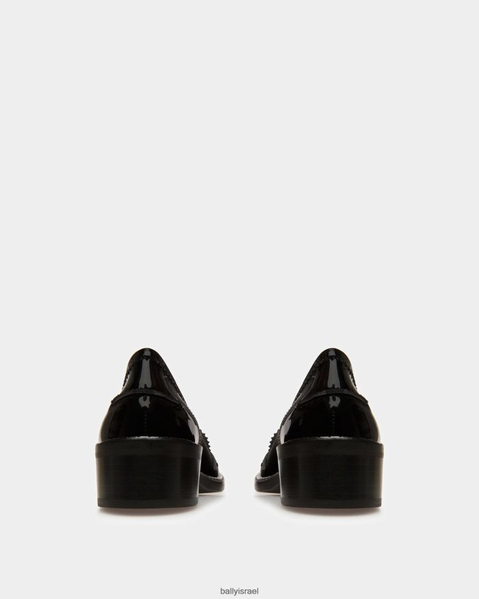 שָׁחוֹר Bally מוקסינים מעור elly נשים הַנעָלָה AS12D649