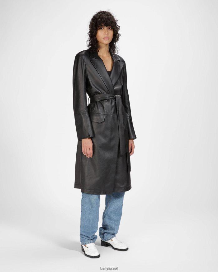 לבן Bally מוקסינים מעור elly נשים הַנעָלָה AS12D650